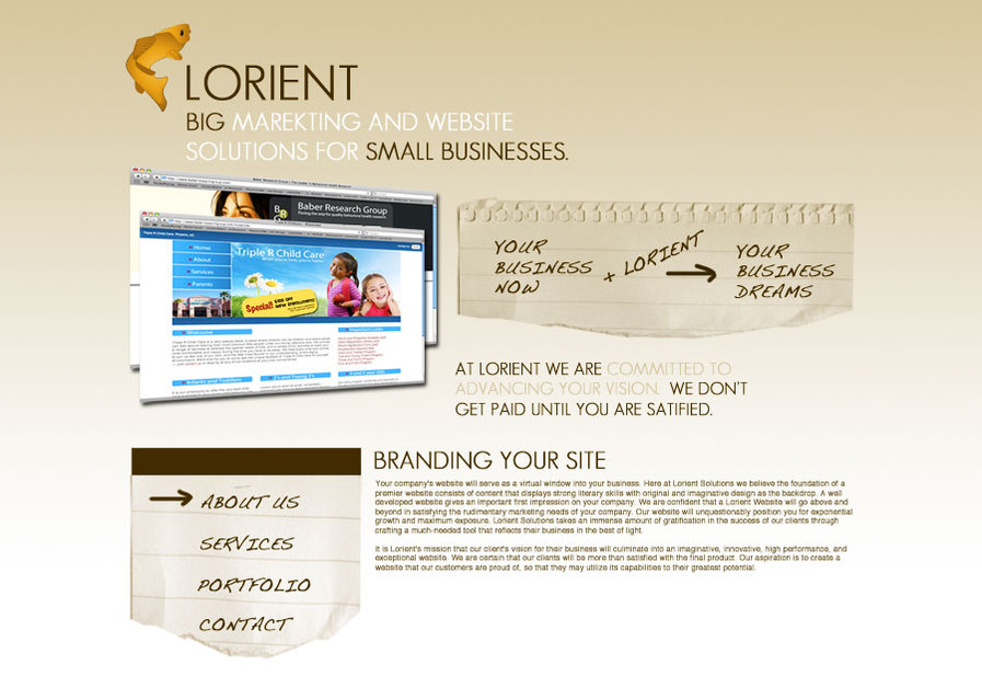 A great web design by Lorient Solutions, Chicago, IL: 