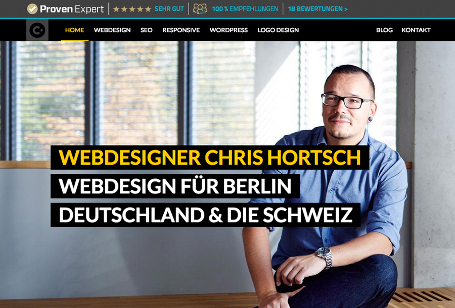 A great web design by Chris Hortsch, Berlin, Germany: 