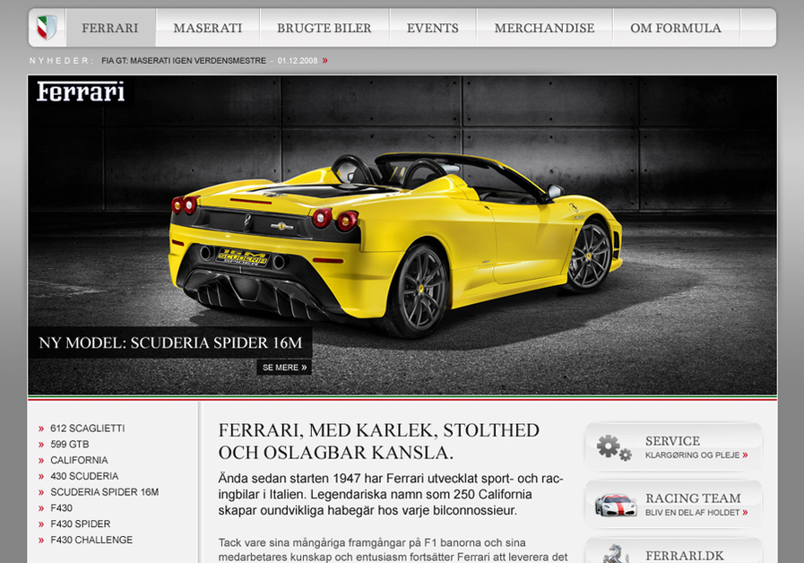 A great web design by Godske.net, Copenhagen, Denmark: 