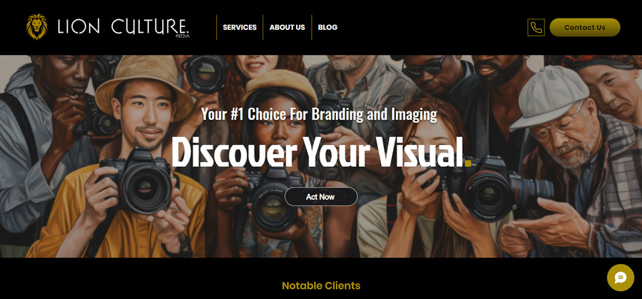 A great web design by Lion Culture Media, Charlotte, NC: 