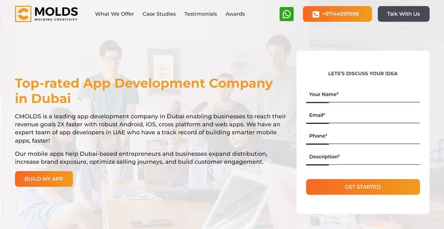 A great web design by CMOLDS Dubai, Dubai, United Arab Emirates: 