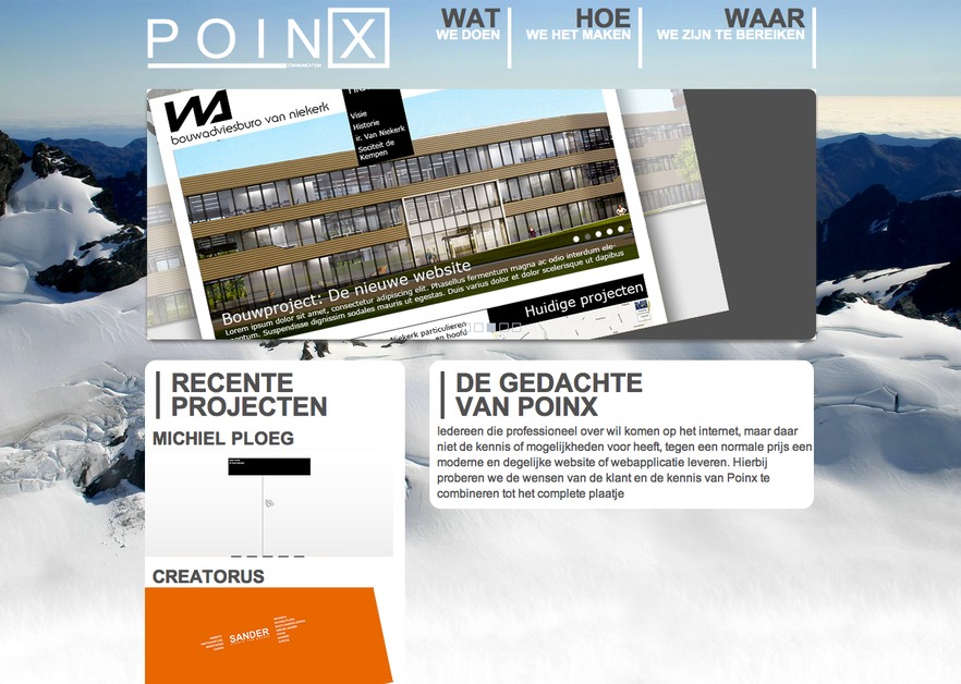 A great web design by PoinX, The Netherlands, Netherlands: 