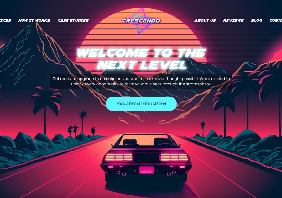 A great web design by Crescendo, New York, NY: 