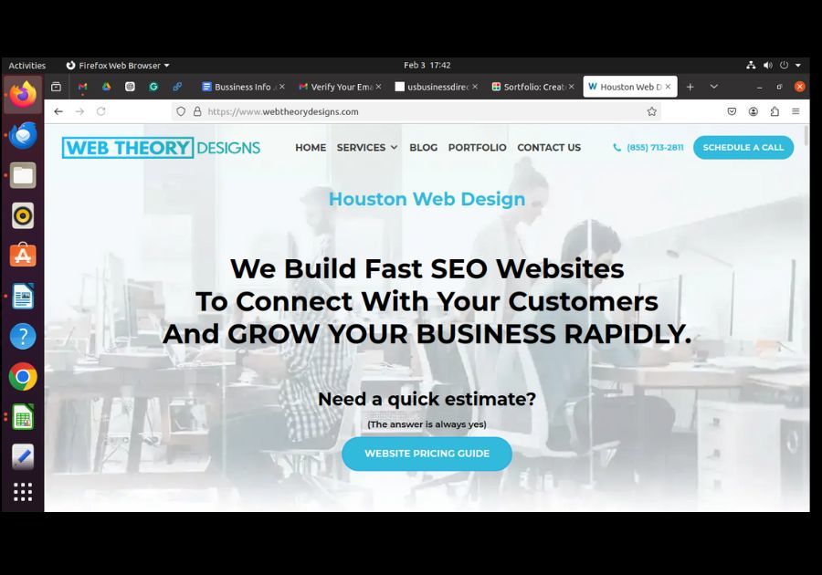 A great web design by Web Theory Designs, Houston, TX: 