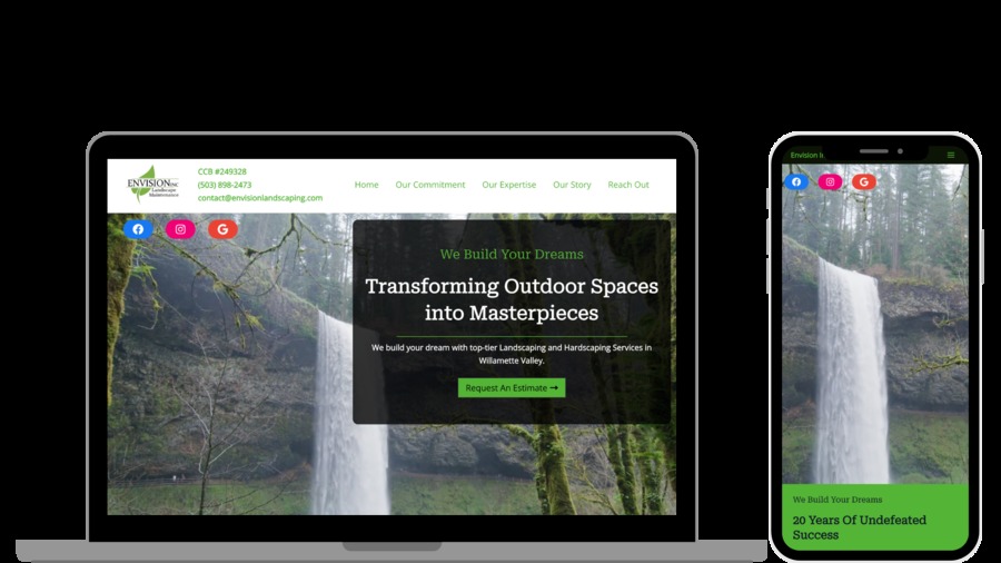 A great web design by DS WebDesign, Salem, OR: 