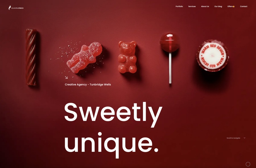 A great web design by WarmRed Creative, Tunbridge Wells, United Kingdom: 