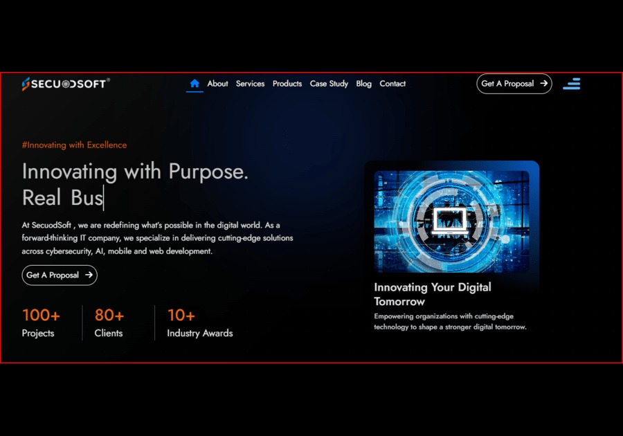 A great web design by Secuodsoft, Bhubaneshwar, India: 