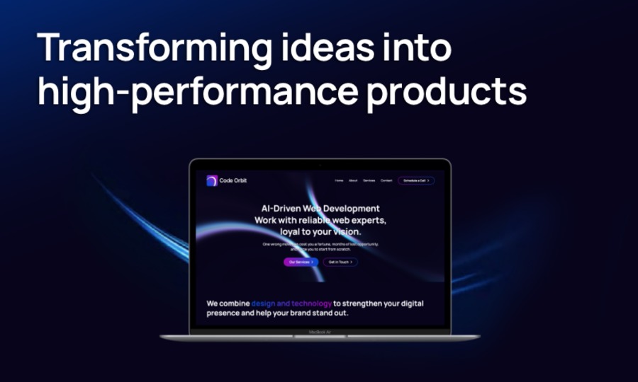 A great web design by Code Orbit, Dubai, India: 