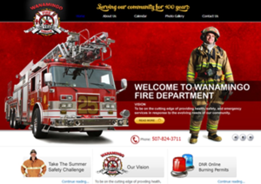A great web design by V8Web, Faribault, MN: 