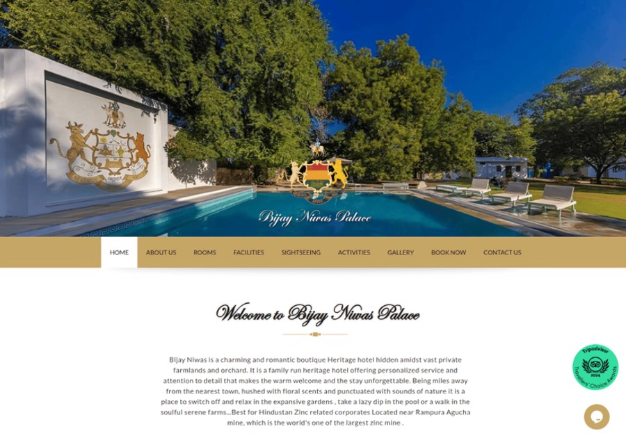 A great web design by Fairlogs Technologies, Jaipur, India: Website, Web Application
, Hospitality
, Static HTML
