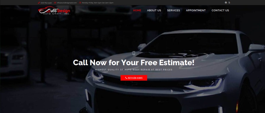 A great web design by Euro Design Auto Crafts, Inc., West Hollywood, CA: Responsive Website, Other, Automotive
, Wordpress
