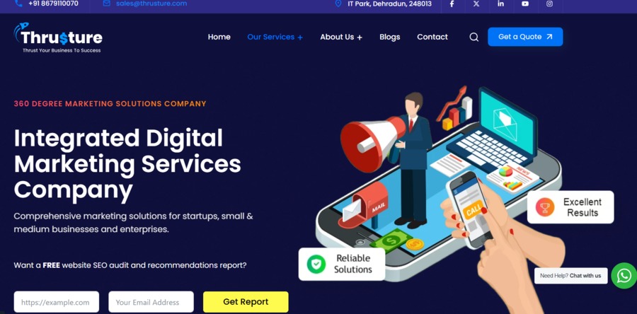 A great web design by Thrusture, Delhi, India: Website, Other, Internet
, Wordpress
