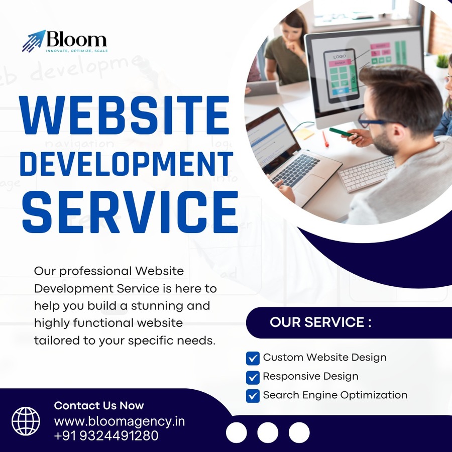 A great web design by Bloom Agency, Mumbai, India: 