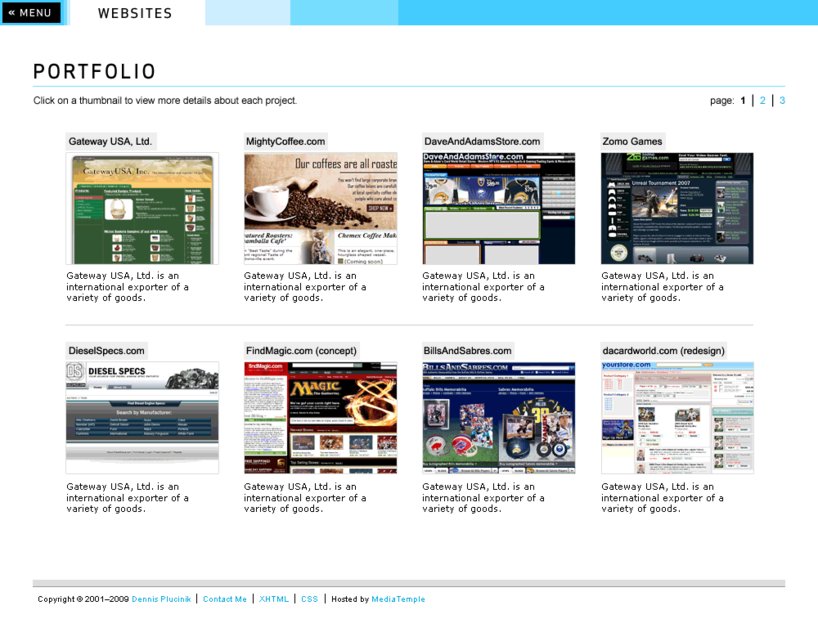 A great web design by Dennis Plucinik Media, New York, NY: 