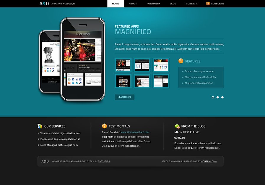 A great web design by DDStudios, Montreal, Canada: 