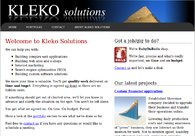 A great web design by Kleko Solutions, Ljubljana, Slovenia: 