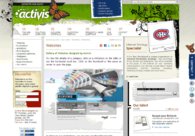 A great web design by Activis, Montreal, Canada: 