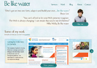 A great web design by Be like water, Toronto, Canada: 