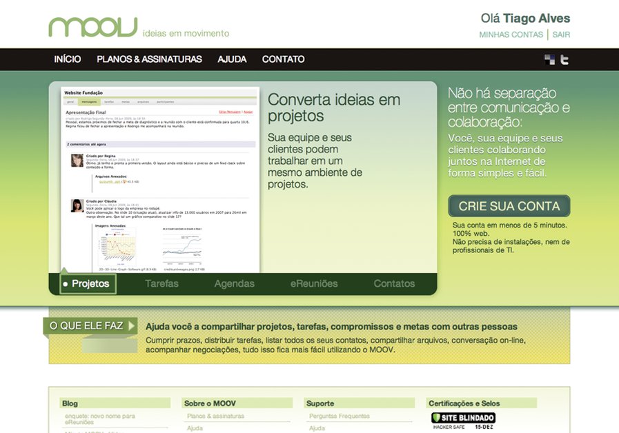 A great web design by Tiago Alves, Goiania, Brazil: 