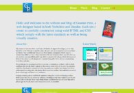 A great web design by Graeme Pirie, Leeds, United Kingdom: 