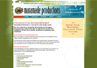 A great web design by maramade productions, Philadelphia, PA: 