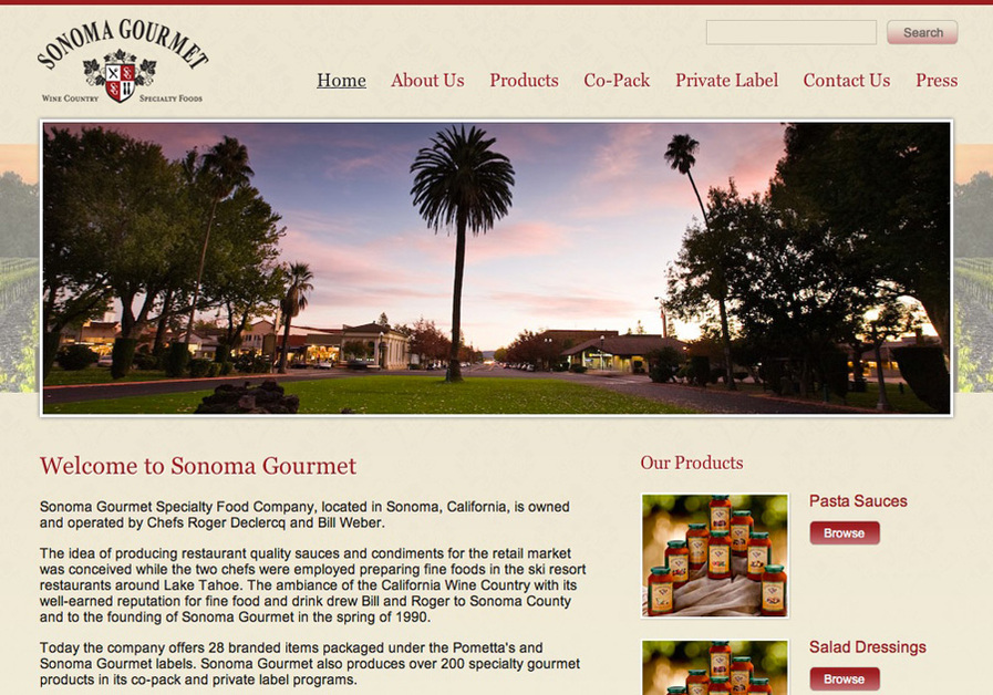 A great web design by Encaffeinated, San Francisco, CA: 