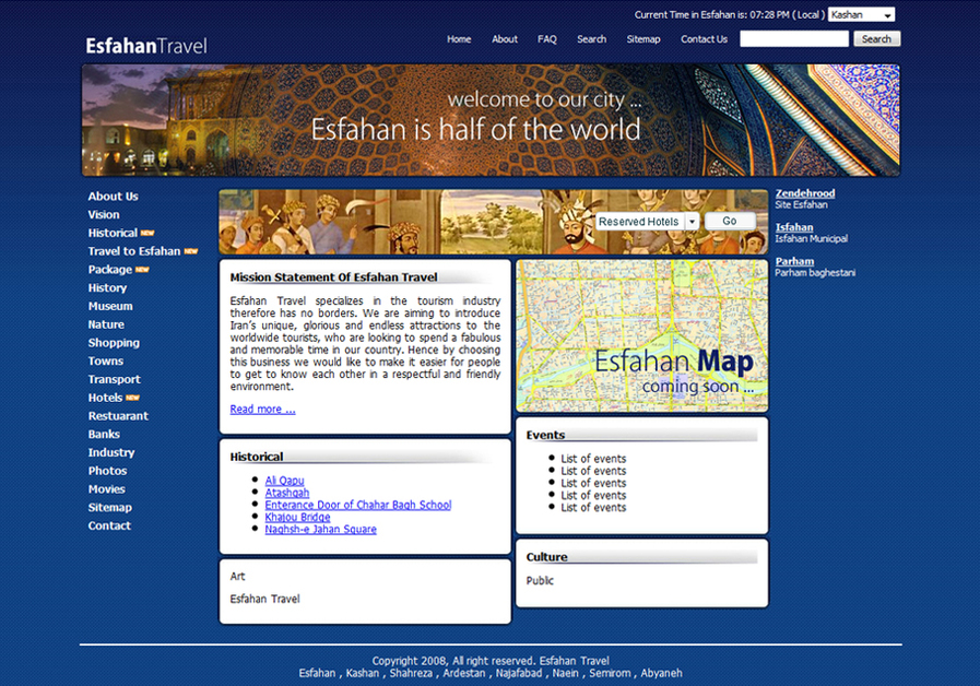 A great web design by Tisa Interactive, Tehran, Iran, Islamic Republic Of: 