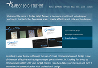 A great web design by Amber Leigh Turner Design, Nashville, TN: 