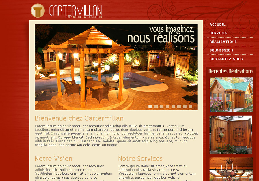 A great web design by Net Avantage, Montreal, Canada: 