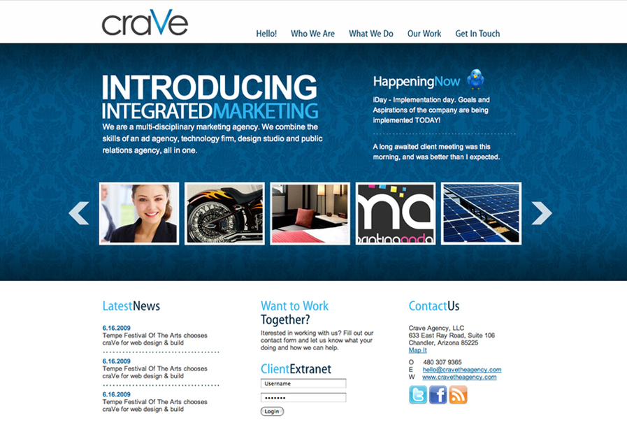 A great web design by CraVe Agency, Phoenix, AZ: 