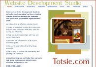 A great web design by Totsie.com Website Studio, Asheville, NC: 