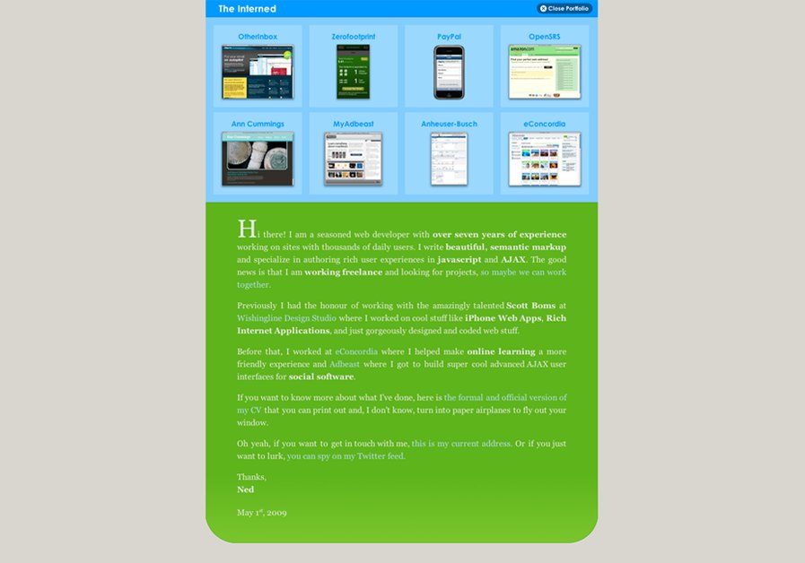 A great web design by The InterNED, Toronto, Canada: 