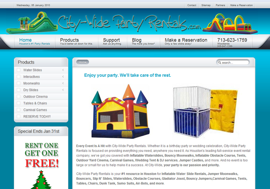 A great web design by FullCartSEO, Houston, TX: 