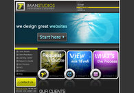 A great web design by Iman Studios, Los Angeles, CA: 