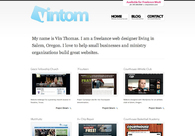 A great web design by VINTOM Ministry Designs, Portland, OR: 