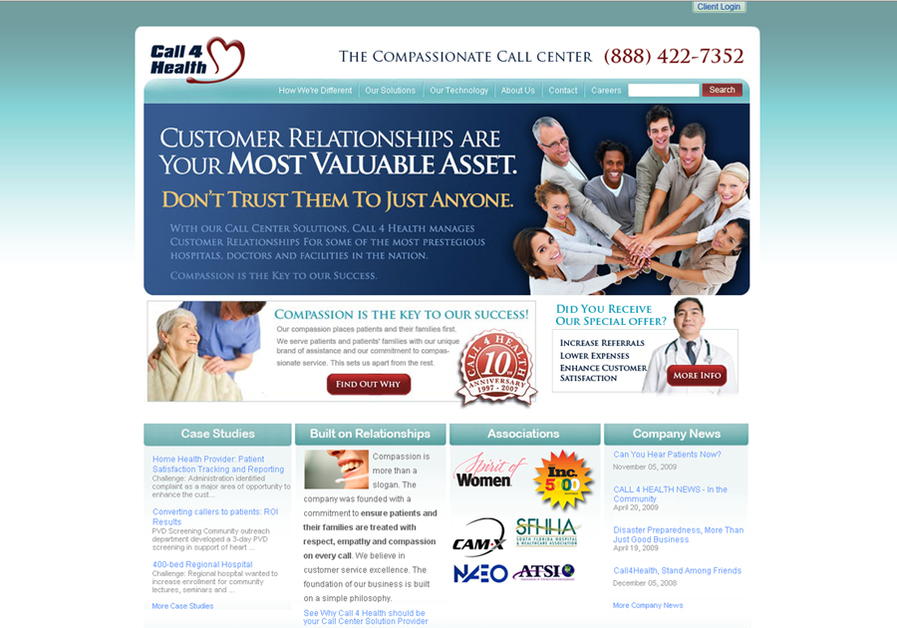 A great web design by UserSight, Miami, FL: 