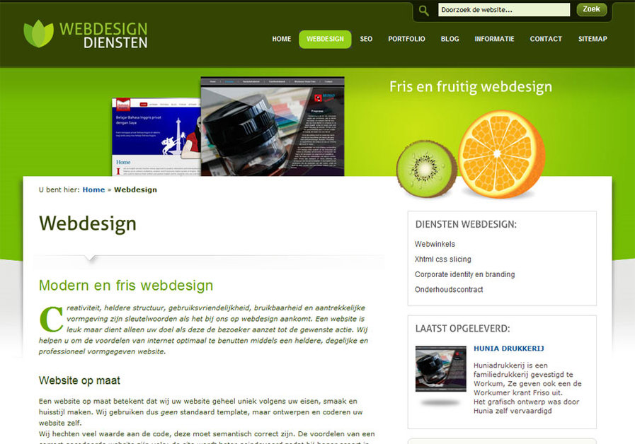 A great web design by webdesigndiensten, Groningen, Netherlands: 