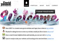 A great web design by David Jonsson, Byron Bay, Australia: 