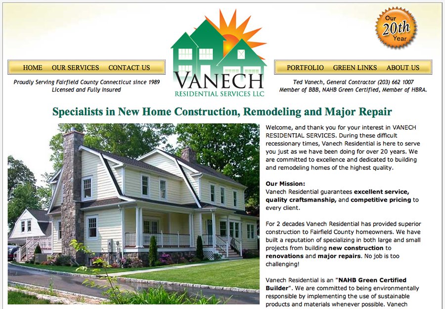 A great web design by RickWetzel.com, Norwalk, CT: 