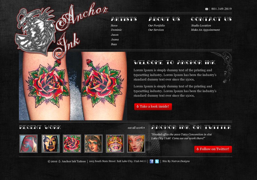 A great web design by Natron Designs, Salt Lake City, UT: 