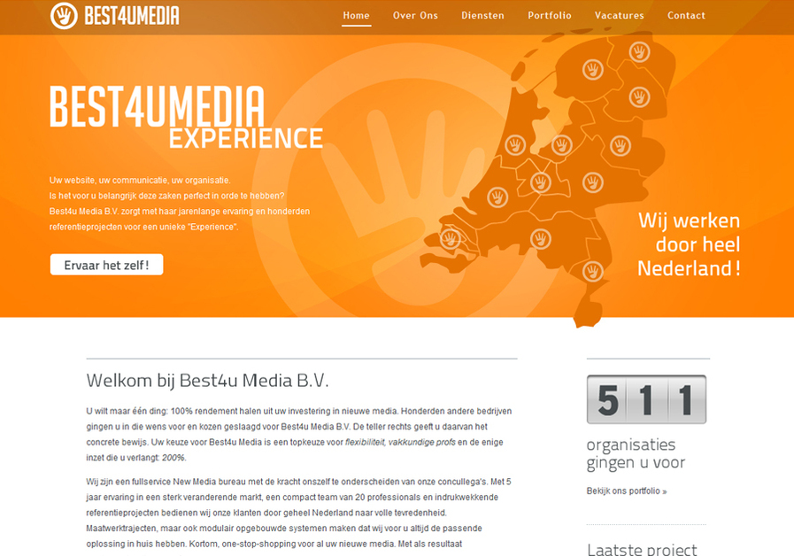A great web design by Best4u Media BV, Zutphen, Netherlands: 