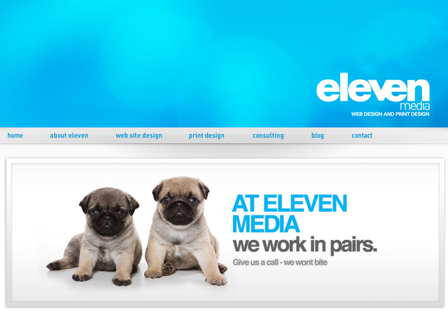A great web design by Eleven Media, Melbourne, Australia: 