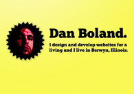 A great web design by Dan Boland, Chicago, IL: 