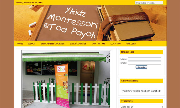 A great web design by Cripperz Prodigy, Singapore, Singapore: 