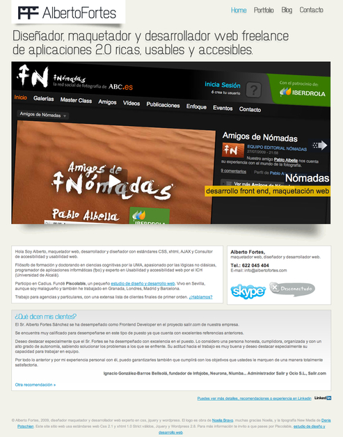 A great web design by Piscolabis, Sevilla, Spain: 