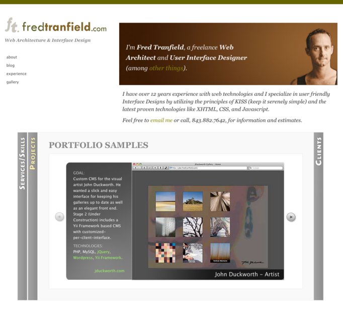 A great web design by fredtranfield.com, Atlanta, GA: 