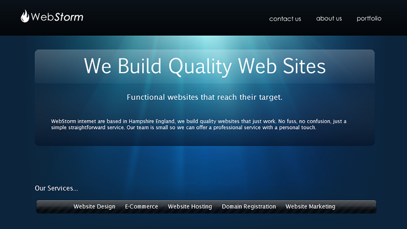 A great web design by WebStorm, Lymington, United Kingdom: 