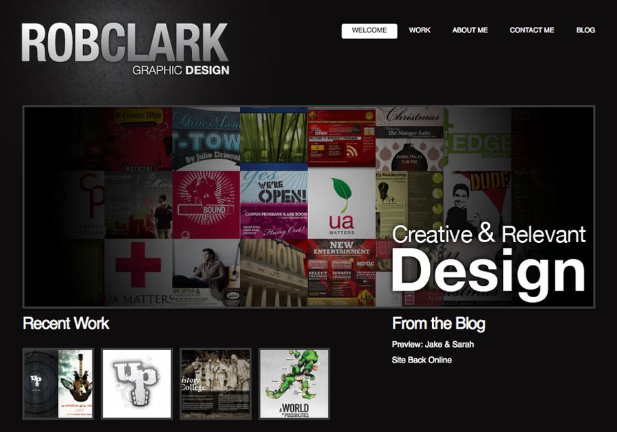 A great web design by Rob Clark Design, Huntsville, AL: 