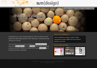 A great web design by sum(design), Albany, NY: 