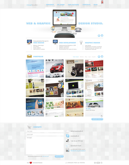 A great web design by ResetStudio, Siracusa, Italy: 